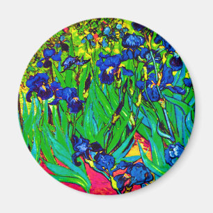 Vincent Van Gogh - Irises - Flower Lover Pop Art Magnet