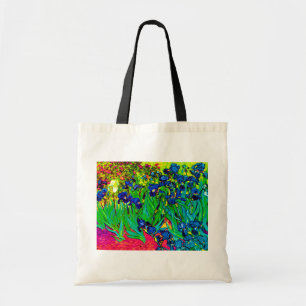 Vincent Van Gogh - Irises - Flower Lover Pop Art Tote Bag