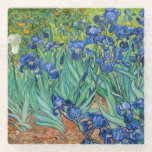 Vincent Van Gogh - Irises Glass Coaster<br><div class="desc">Irises / Iris - Vincent Van Gogh, 1889</div>