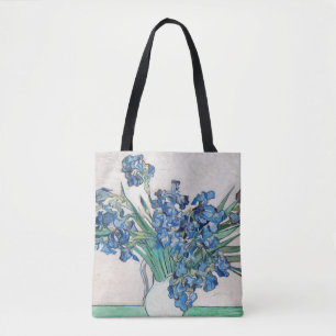 Vincent Van Gogh. Irises. Impressionism floral Tote Bag