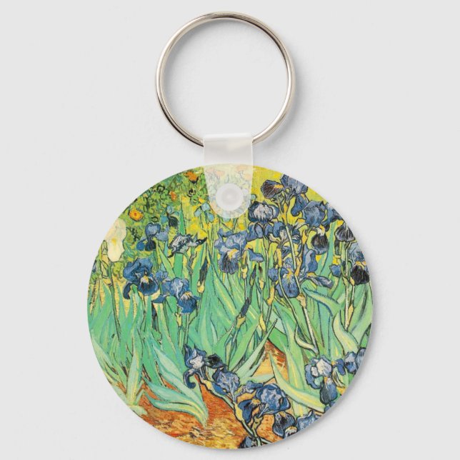 Vincent Van Gogh - Irises Key Ring (Front)