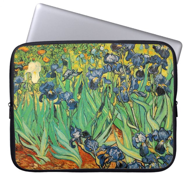 Vincent van Gogh,Irises Laptop Sleeve (Front)