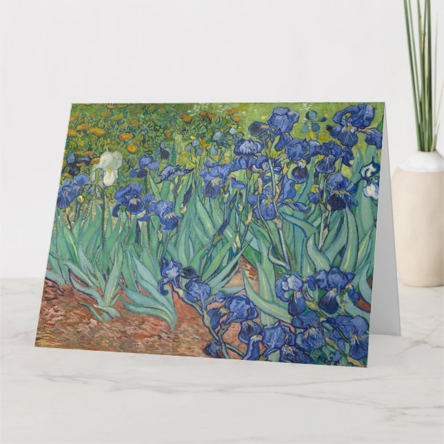 Vincent Van Gogh, Irises, Les Iris Card (Front)
