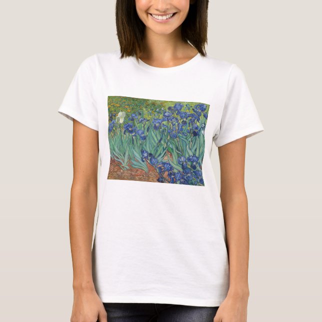 Vincent Van Gogh, Irises, Les Iris T-Shirt (Front)