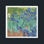 Vincent Van Gogh - Irises Napkin<br><div class="desc">Irises / Iris - Vincent Van Gogh,  1889</div>