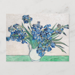 Vincent van Gogh Irises Painting Postcard Floral
