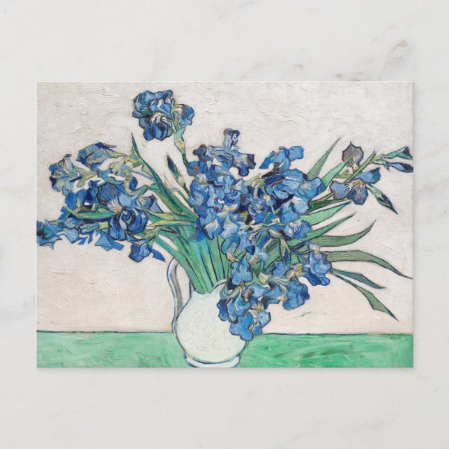 Vincent van Gogh Irises Painting Postcard | Floral (Front)