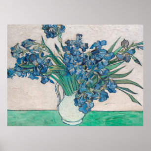 vincent van gogh irises painting poster