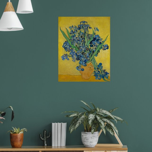 Vincent Van Gogh Irises Poster (Living Room 1)