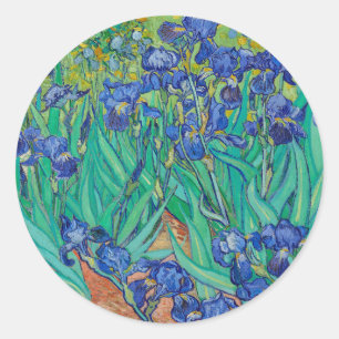 VINCENT VAN GOGH "IRISES" ROUND ENVELOPE SEAL