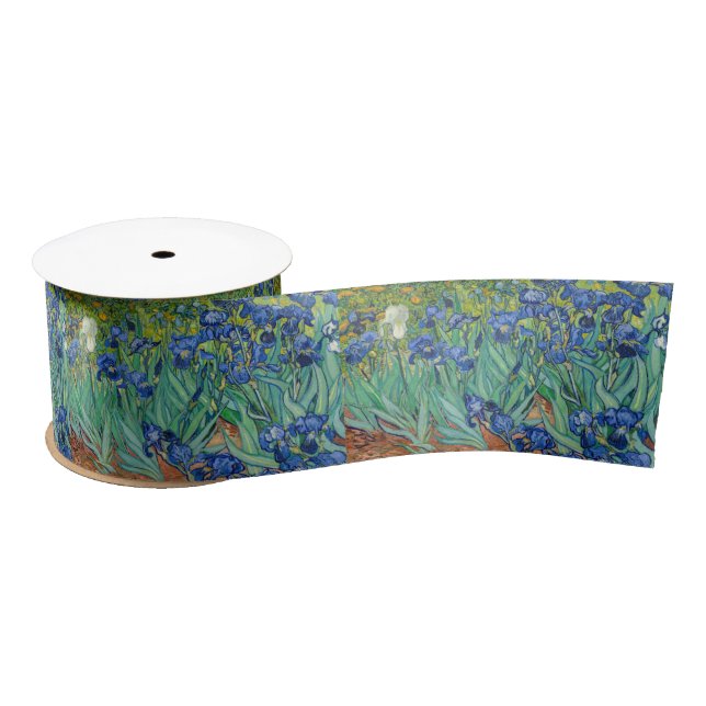 Vincent Van Gogh - Irises Satin Ribbon (Spool)