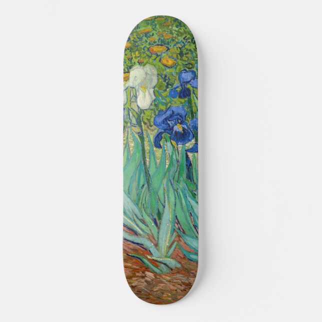 Vincent Van Gogh - Irises Skateboard (Front)