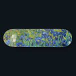 Vincent Van Gogh - Irises Skateboard<br><div class="desc">Irises / Iris - Vincent Van Gogh,  1889</div>