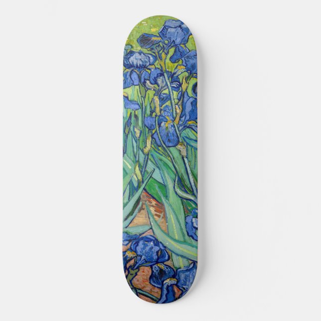 Vincent Van Gogh - Irises Skateboard (Front)