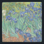 Vincent Van Gogh - Irises Stone Coaster<br><div class="desc">Irises / Iris - Vincent Van Gogh, 1889</div>