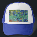 Vincent Van Gogh - Irises Trucker Hat<br><div class="desc">Irises / Iris - Vincent Van Gogh,  1889</div>