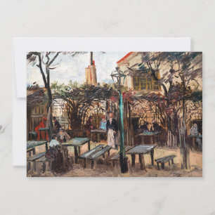 Vincent Van Gogh - La Guinguette on Montmartre Invitation