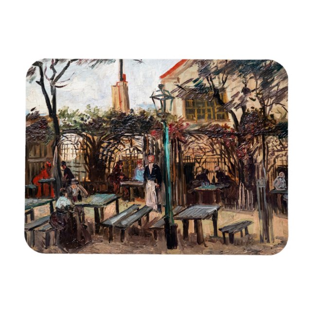 Vincent Van Gogh - La Guinguette on Montmartre Magnet (Horizontal)