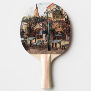 Vincent Van Gogh - La Guinguette on Montmartre Ping Pong Paddle