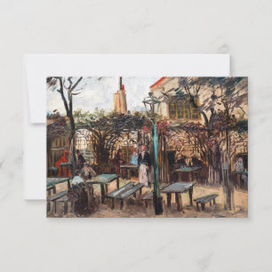 Vincent Van Gogh - La Guinguette on Montmartre Thank You Card