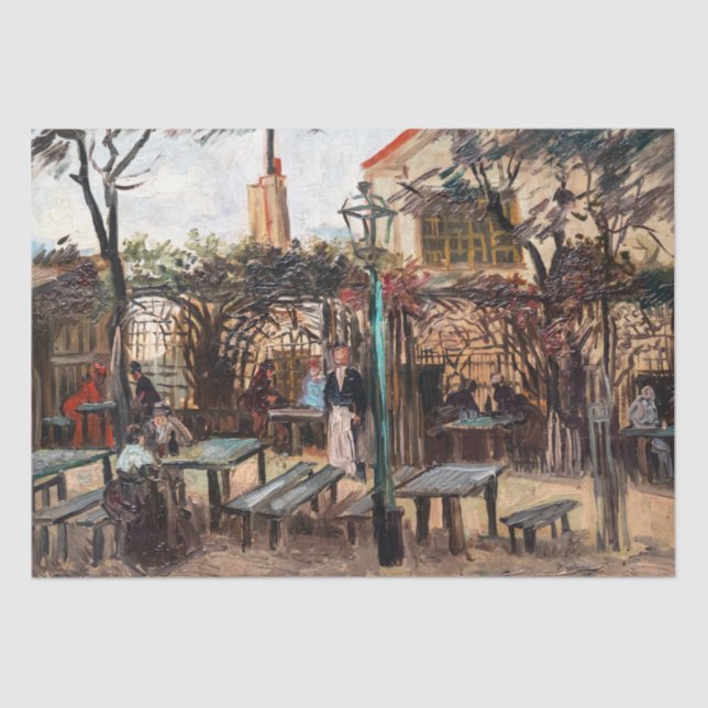 Vincent Van Gogh - La Guinguette on Montmartre Tissue Paper (Front)