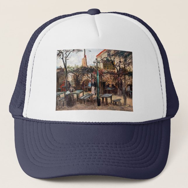 Vincent Van Gogh - La Guinguette on Montmartre Trucker Hat (Front)