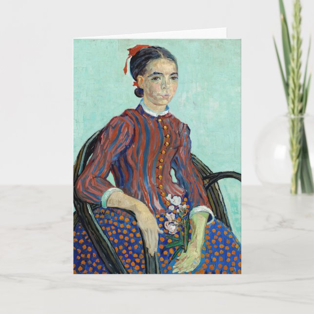 Vincent van Gogh - La Mousme Card (Front)