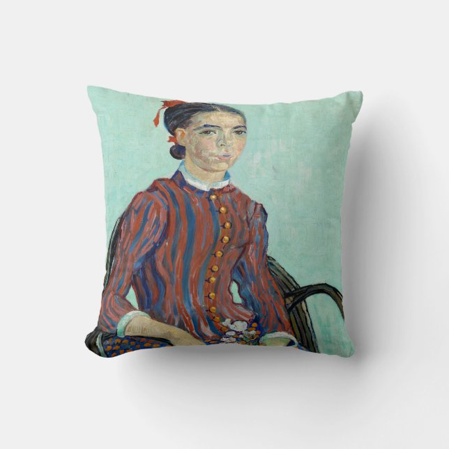 Vincent van Gogh - La Mousme Cushion (Front)