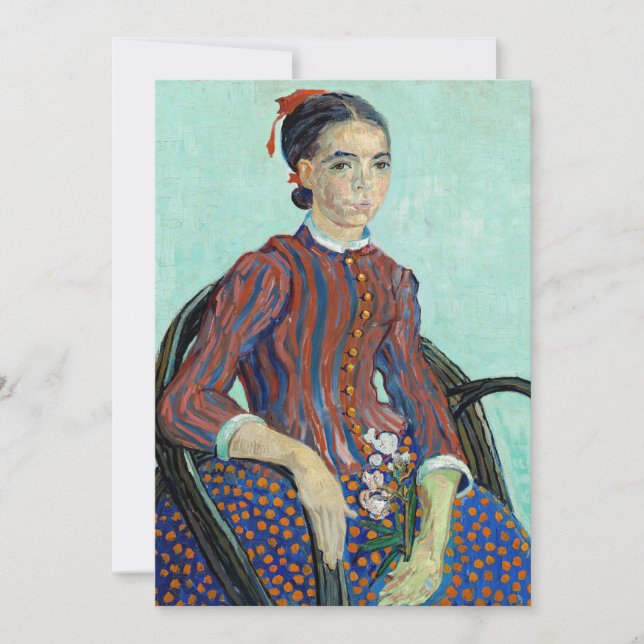 Vincent van Gogh - La Mousme Invitation (Front)