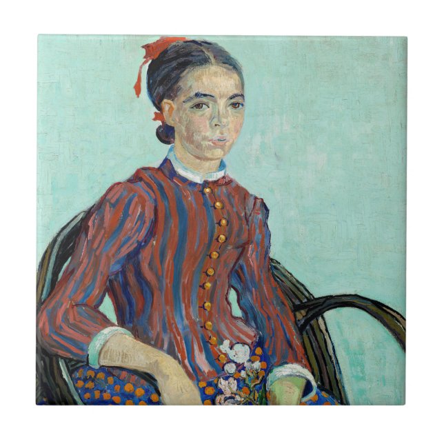 Vincent van Gogh - La Mousme Tile (Front)