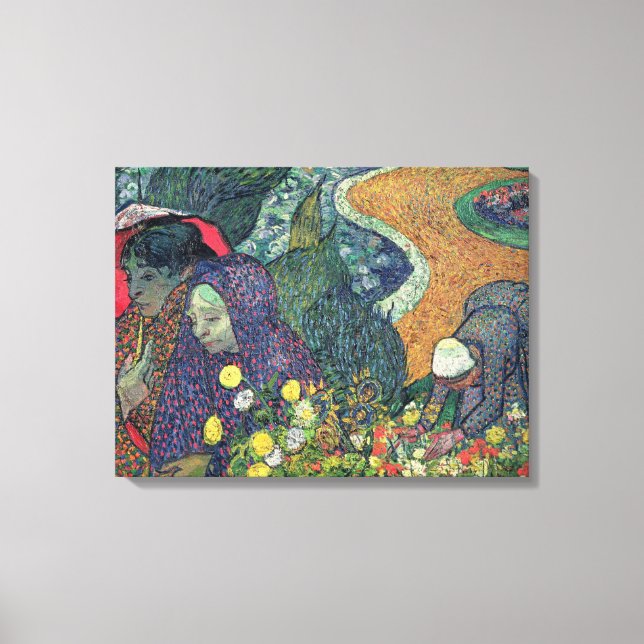 Vincent van Gogh | Ladies of Arles , 1888 Canvas Print (Front)