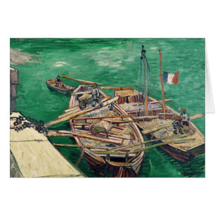 Vincent van Gogh Landing Stage with Boats, 1888