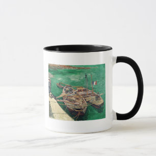 Vincent van Gogh   Landing Stage with Boats, 1888 Mug