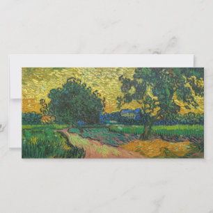 Vincent van Gogh - Landscape at Twilight Thank You Card