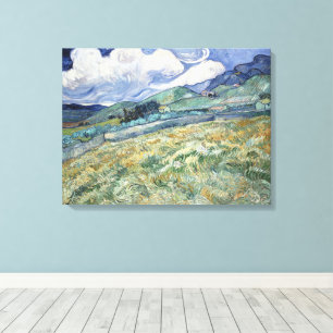Vincent Van Gogh, Landscape from Saint-Remy Canvas Print