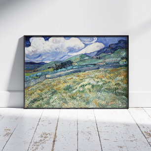 Vincent Van Gogh, Landscape from Saint-Remy Photo Print