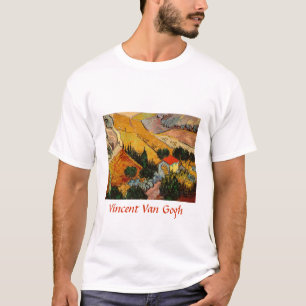 Vincent van Gogh - Landscape, House and Ploughman T-Shirt