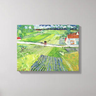 Vincent van Gogh - Landscape with Carriage & Train Canvas Print