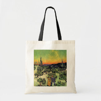 Vincent Van Gogh - Landscape With Couple Fine Art Tote Bag
