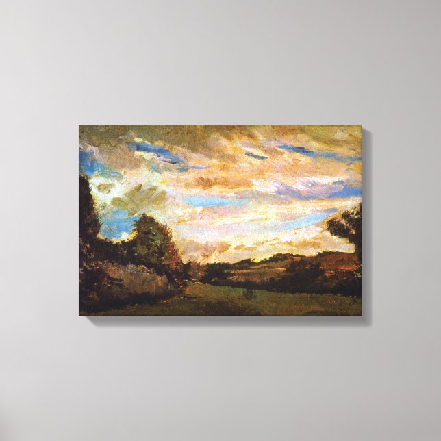 Vincent Van Gogh - Landscape with Dunes Fine Art Canvas Print (Front)