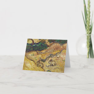 Vincent van Gogh - Landscape with Rabbits Thank You Card