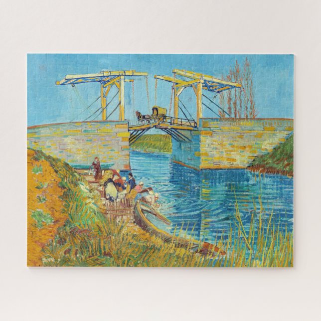 Vincent van Gogh - Langlois Bridge at Arles #1 Jigsaw Puzzle (Horizontal)