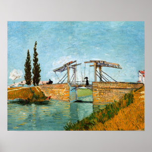 Vincent van Gogh - Langlois Bridge at Arles #3 Poster