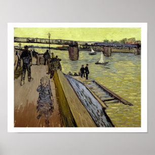 Vincent van Gogh Le Pont de Trinquetaille Arles Poster