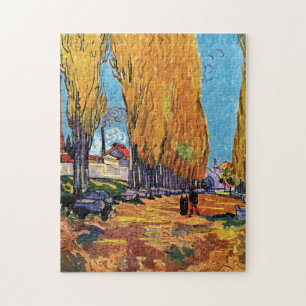 Vincent Van Gogh - Les Alyscamps Autumn Landscape Jigsaw Puzzle