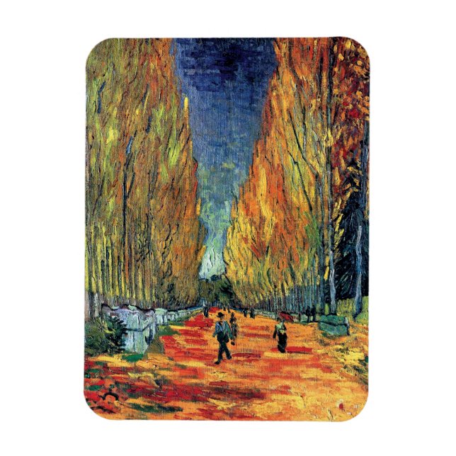 Vincent Van Gogh - Les Alyscamps Magnet (Vertical)