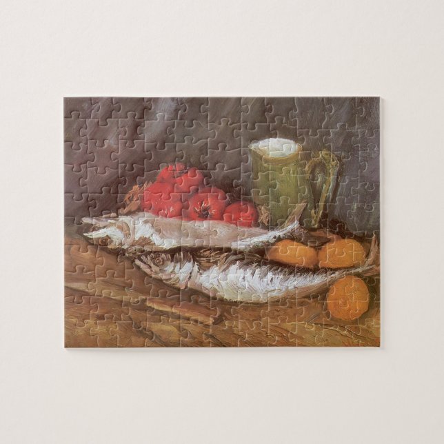 Vincent van Gogh - Mackerels, Lemons and Tomatoes Jigsaw Puzzle (Horizontal)