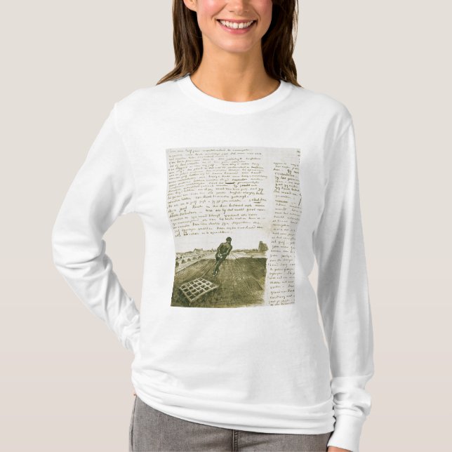Vincent van Gogh | Man pulling a harrow T-Shirt (Front)