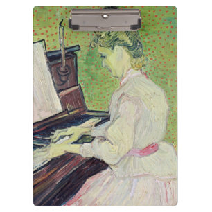 Vincent van Gogh Marguerite Gachet at the Piano Clipboard
