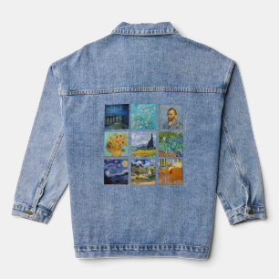 Vincent Van Gogh - Masterpieces Grid Denim Jacket